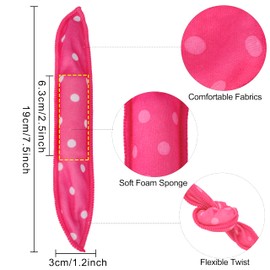 Lockenwickler Curler Flexible Schaum Schwamm Lockenwickler Rollen Keine Wärme Haar Rollen Locken Magie Kissen Weiche rollen Haarpflege DIY Styling Werkzeuge 20 Stück 5 Farben