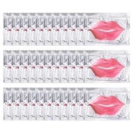 30 Máscaras para Labios Parches de Gel de Colágeno Almohadillas Hidratantes para el Cuidado de los Parches Adecuados para Todo Tipo