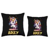 ADLEY MERCH UNICORN DESIGN Throw Pillow