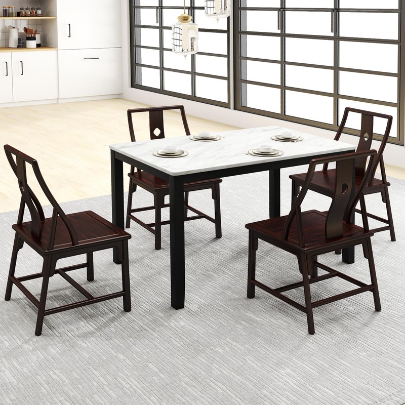 Giantex 45" Rectangular Dining Table for 4 People with Faux