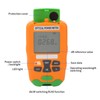 Orange Mini Fiber Optic Power Meter Fast Accurate Sensitive Robust