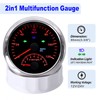 ARTILAURA GPS Speedometer 0-120MPH with Tachometer 8000 RPM AUTO Gauge
