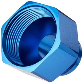 DNA MOTORING FT-1-9019-20-16-BL 20an Female To 16-An Male Flare Reducer Adapter Union Fitting Gas/Oil (Blue)