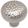 Cosmas 10 Pack 10551SN Satin Nickel Hammered Round Cabinet Knob