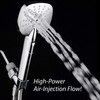 AirJet-350 High Pressure Luxury Multi-Function Hand Shower with High-Velocity Flow