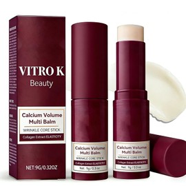 Aluckgood Pdrn Collagen Stick, Beauty Stick, Beauty Calcium Multi Balm Stick,Korean Skin Care Collagen Wrinkles Face Eye treatment Balm, for All Skin Types (2PCS)