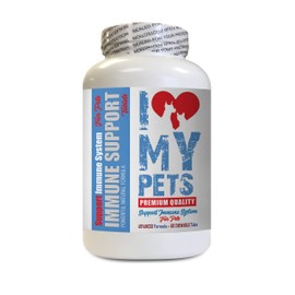 I LOVE MY PETS LLC Immune Dog Treats - PET Immune Support - Dogs and Cats - Booster - Healthy - Milk Thistle for Dogs - 60 Treats (1 Bottle)