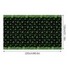2 PCS Weed Party Tablecloths,87" Lx51 W Rectangular Plastic Table