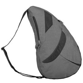 AmeriBag 19" Crossbody Sling Traveler Healthy Back Bag (Stormy Grey)