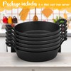 Ziliny Mini Cast Iron Skillets 7 x 7 x 1.7