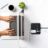 Lostrain Multicontactos USB,Regleta de Alimentación con 3 Ca(10A) y 3