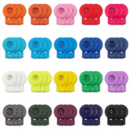 60 Pcs Glove Locks No Knots Required Needle Stoppers Baseball Glove Accessories for Baseball Softball Gloves Mitt Accessories (Multicolour)