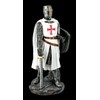 White Knight Templar Figure with Shield and Sword | Templar