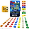 FuseTech Micro2 APT ATR 50 Piece Automotive Car Fuse Assortment