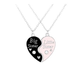 Little Big Sister Gift Necklace for 2 Sisters Gifts from Sister Birthday Present for Big Sister Little Sister Gifts