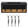 Wall Mounted Guitar Key Holder Hanger Rack Hanging Keychain Holder