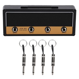 Wall Mounted Guitar Key Holder Hanger Rack Hanging Keychain Holder for Home Office Decor