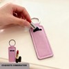 Belolvar Chapsticks Holder Keychain for Lipstick, Bright Lip Balm Lip