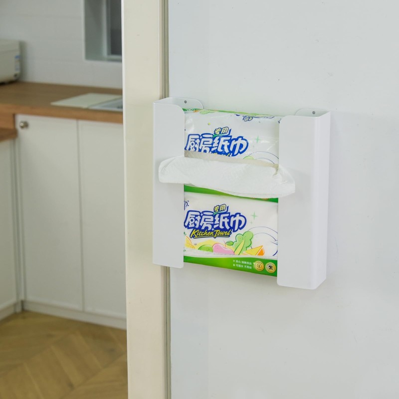 Wowfill Magnetic Tissue Case, Paper Holder, Separate, Width Adjustable, One-Handed,