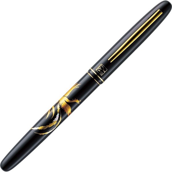 Kuretake DU180-315 Brush Pen, Fountain Pen, Maki-E Monogatari Mizucho Phoenix Black Shaft