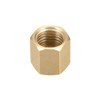 uxcell 1/8NPT Pipe Fitting Valve Cap, Brass Hex Female Thread