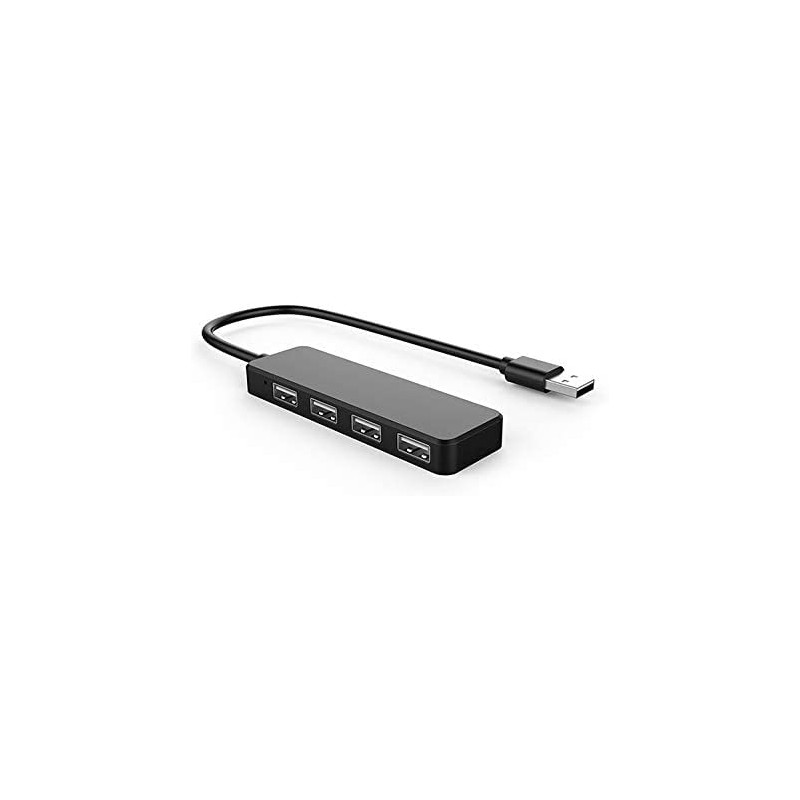 USB Hub,Multi function USB HUB 4-Port USB Hub Ultra Slim
