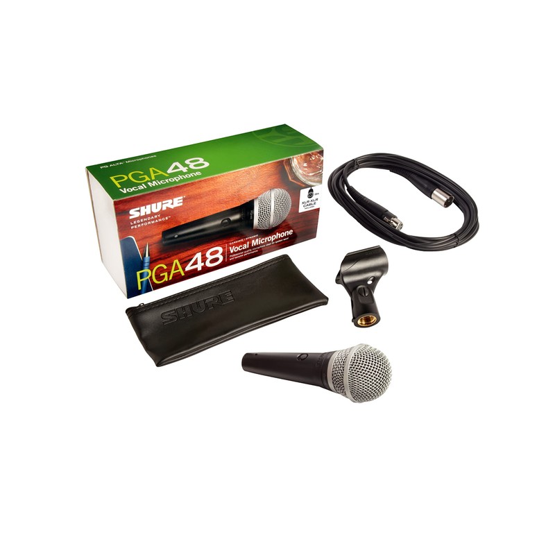 SHURE Sure Dynamic Vocal Microphone: Cardioid / Switch Included, XLR-XLR