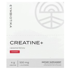 Cymbiotika Creatine+, Raspberry, 20 Pouches, 30 ml Each