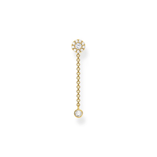 Thomas Sabo H2237-414-14 Women's Single Earring Gold Zirconia 925 Sterling