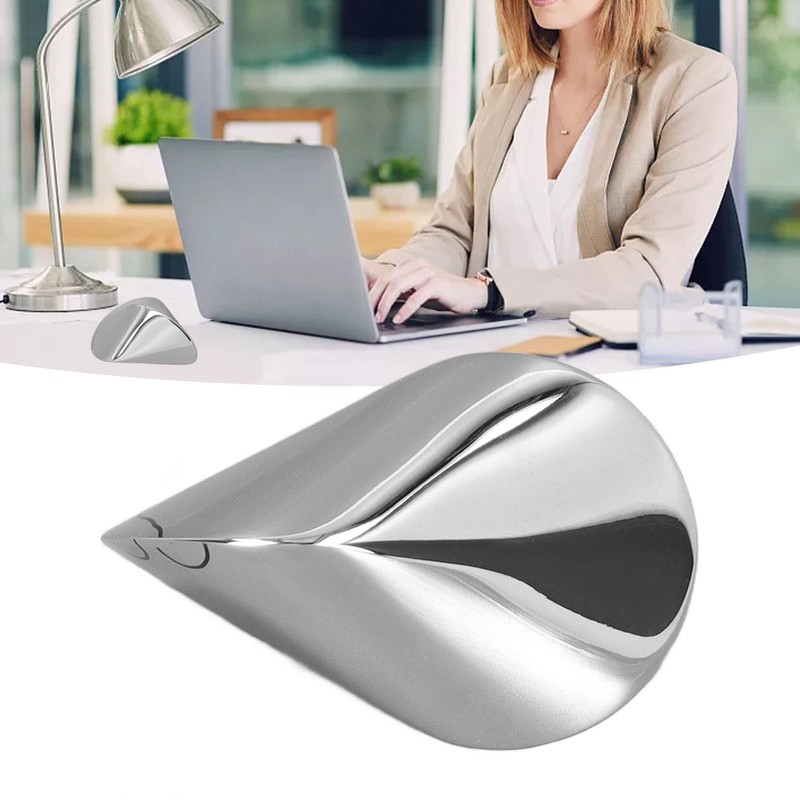 Stainless Steel Hand Massage Ball Reduce Pressure Palm Massager Desktop