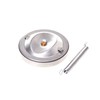 Aqbau® Insertion Thermometer Diameter 63 mm, Bimetal Thermometer 0-120°C -