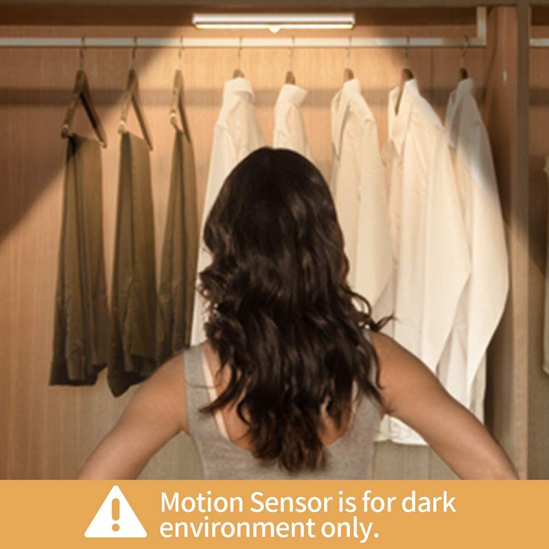OUSFOT Cabinet Lighting LED Motion Sensor, 10 LED Base Cabinet