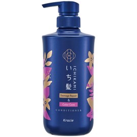 ICHIKAMI [Damage Repair & Color Care] Conditioner Pump, 16.9 oz (480 g), Hair Care, Damage Care, Fade Resistant, Men's, Women's