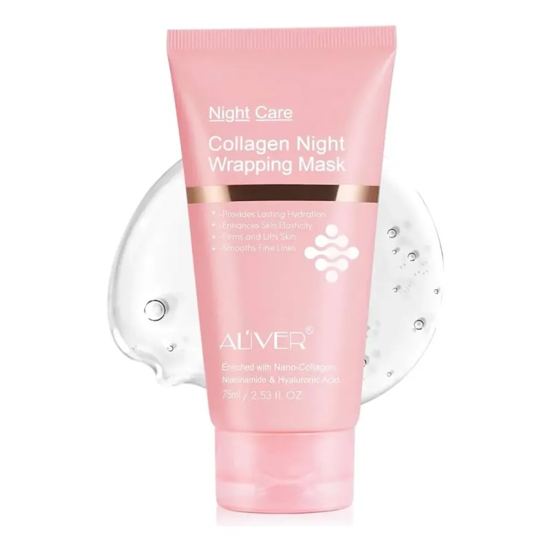 Mascarilla Facial Nocturna Colágeno Hidratación Profunda