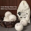 Wool Dryer Balls 6 PCS Dryer Balls Laundry Reusable 100%