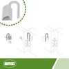 Amig - Pack of 2 Door Stops for Hinge Hanging