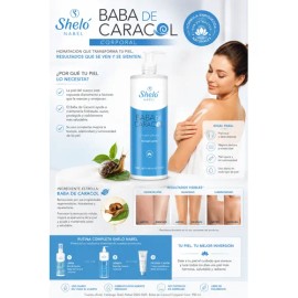 4 Cremas Corporales Baba De Caracol Sheló Nabel 950ml                                                                                                 