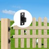 Antrader Gate Hinges,Heavy Duty Wall Mount Gate Hinge fits 5/8"