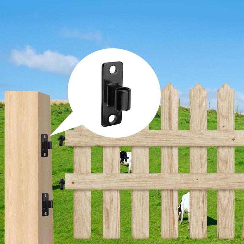 Antrader Gate Hinges,Heavy Duty Wall Mount Gate Hinge fits 5/8"