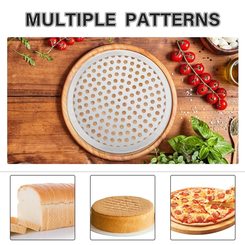 Zerodeko 6 inch Stainless Steel Pizza Tray - Pizza Baking