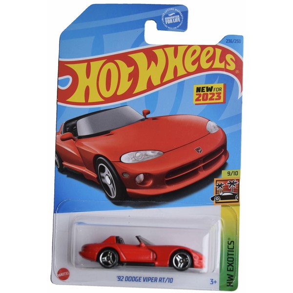 Hot Wheels '92 Dodge Viper RT/10, HW Exotics 9/10 [red]