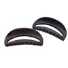 Clip French Vance Half Moon Shape Hollow Out Matte Color