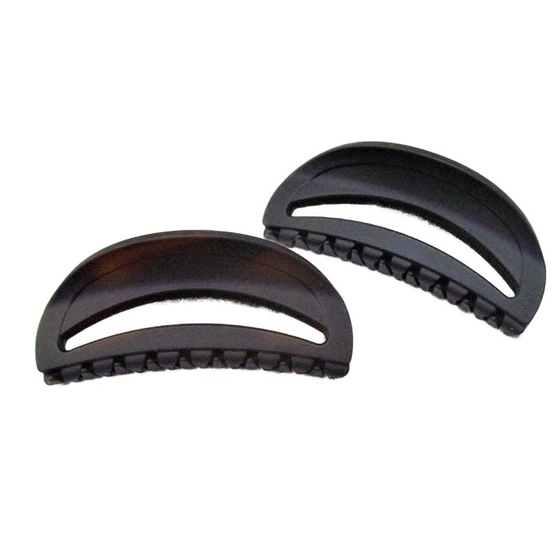 Clip French Vance Half Moon Shape Hollow Out Matte Color