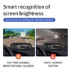 Smart HUD Display Digital Solar Charged Displays Time Temp Over