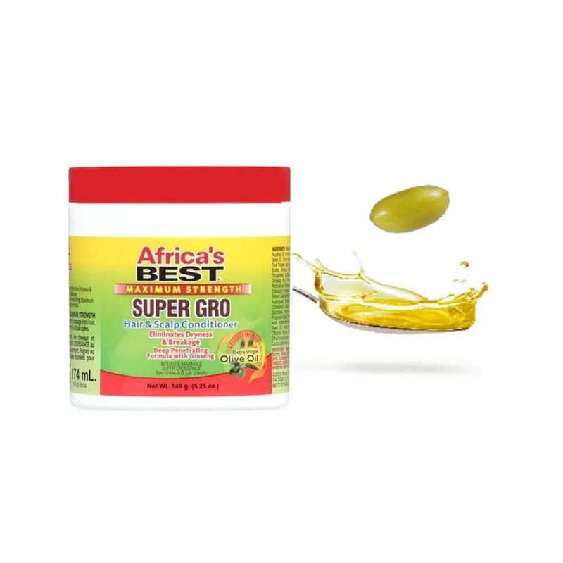 Africa's Best Maximum Strength Super Gro Hair & Scalp Conditioner,