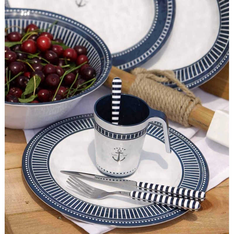 Marine Business Sailor Soul Single Dinner Plate Large 28cm Round