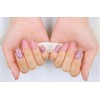Press On Nails, Pink Glitter Design, Artificial Nail Set