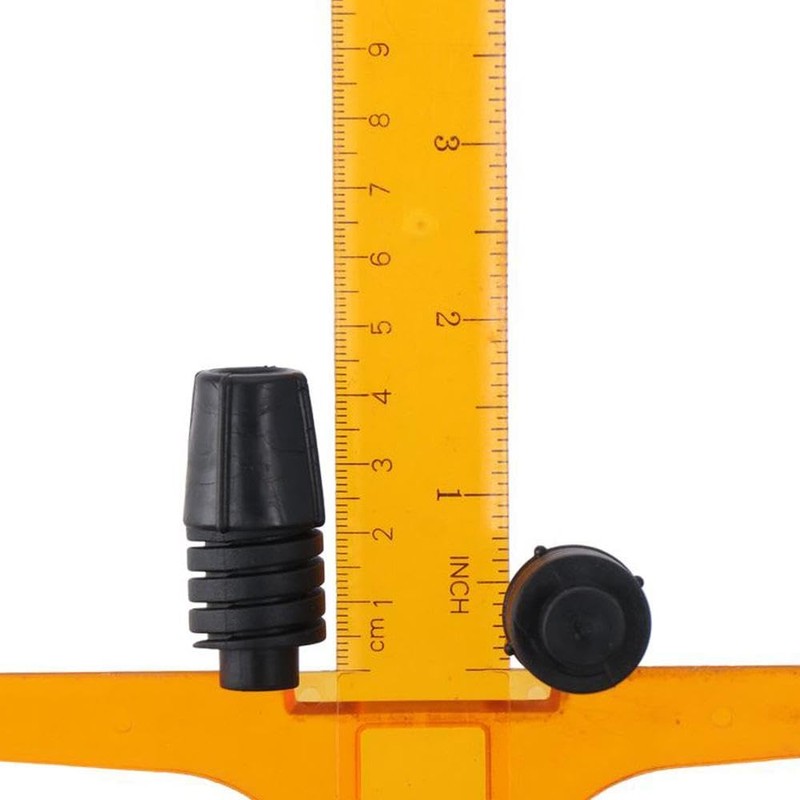 2 Pcs Car Hood Stop Bumper Black Rubber Hood Bumper
