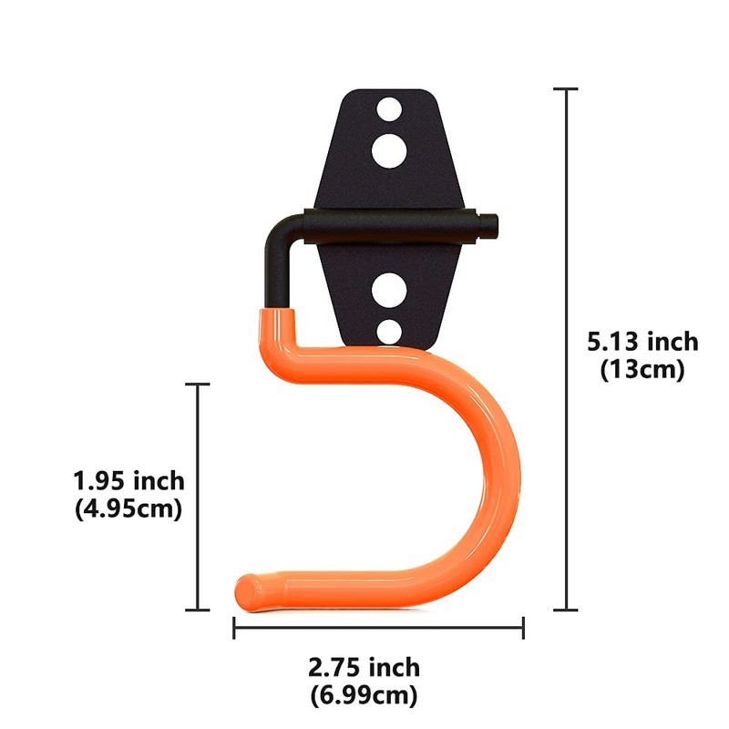 Intpro Broom mop Holder Wall Mount 8pack Broom Hooks Hanger