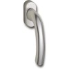 Hoppe 8106619 Tokyo window handle with snap lock, square 7